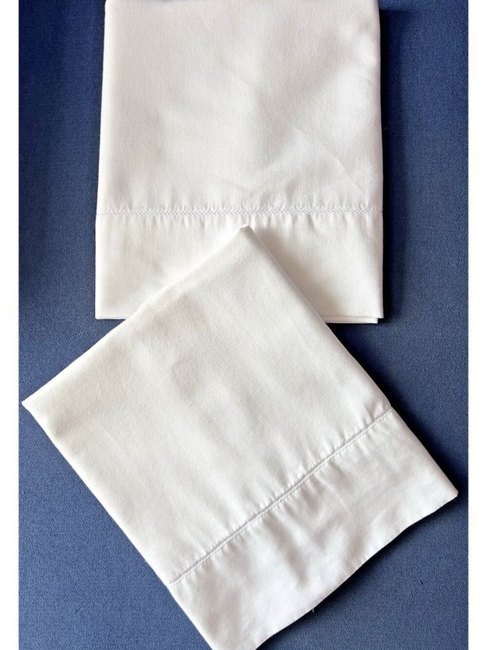 CHARTER CLUB King WHITE Pillowcases Pair 100% Cotton Luxury Damask PRISTINE